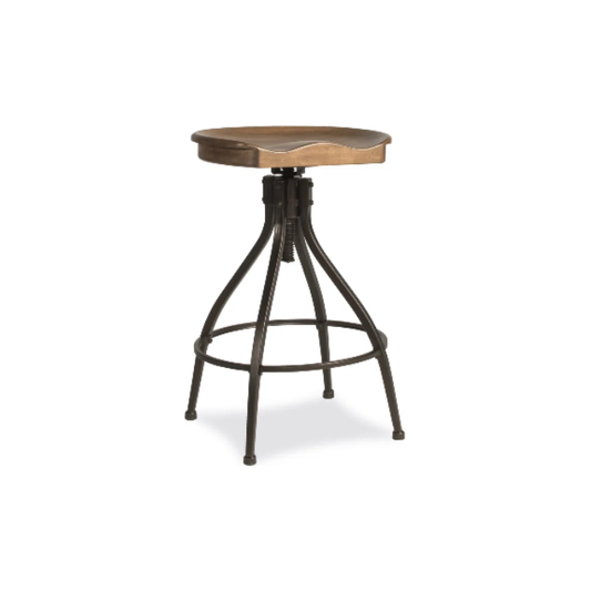Metal Adjustable Height Bar Stool